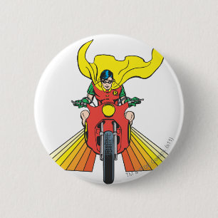 Robin Rides 2 2 Pinback Button