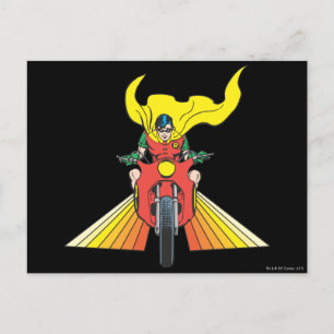 Robin Rides 2 2 Postcard