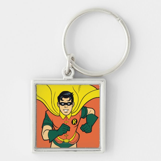 Robin Running Keychain (Front)