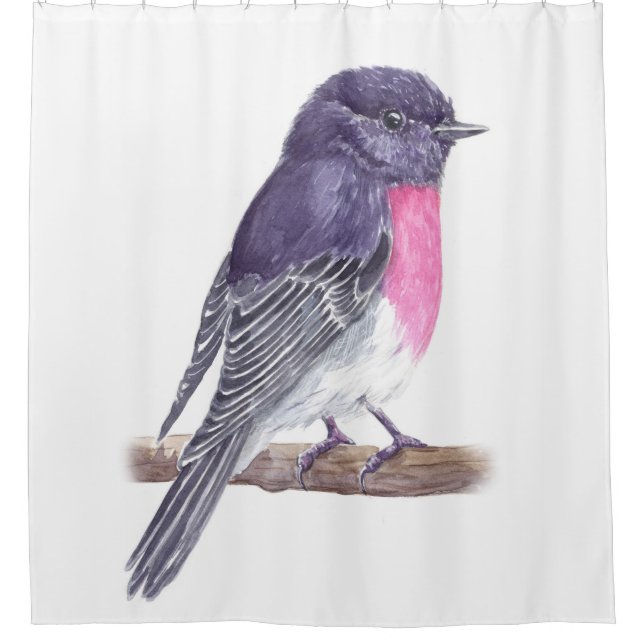Robin Shower Curtain (Front)