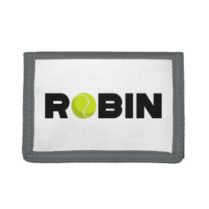 Robin Tennis Trifold Wallet