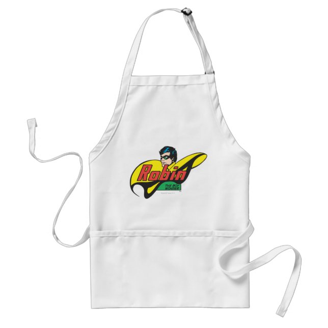 Robin The Boy Wonder Adult Apron (Front)