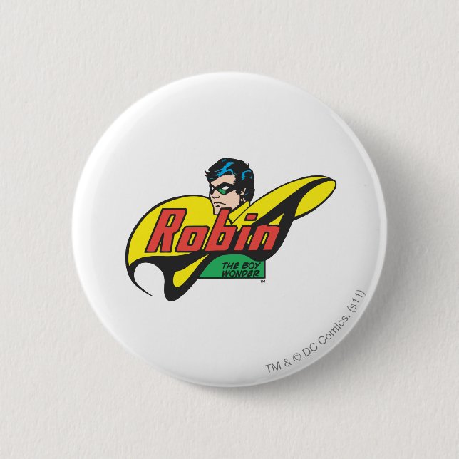 Robin The Boy Wonder Button (Front)