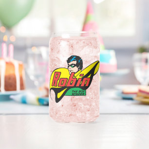 Robin The Boy Wonder Can Glass
