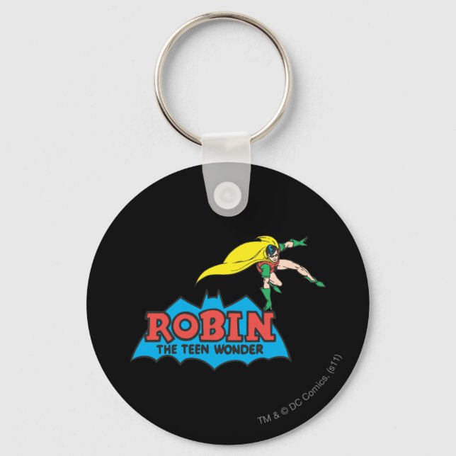 Robin The Teen Wonder Keychain (Front)