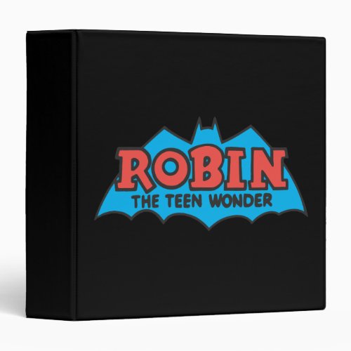 Robin The Teen Wonder Logo Binder