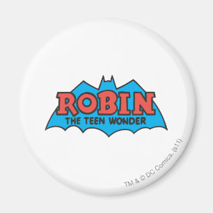 Robin The Teen Wonder Logo Magnet