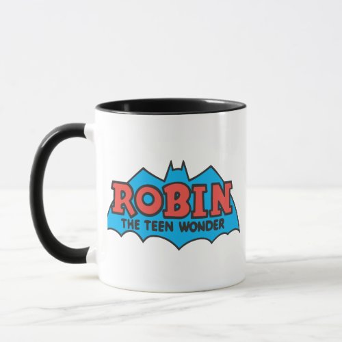 Robin The Teen Wonder Logo Mug