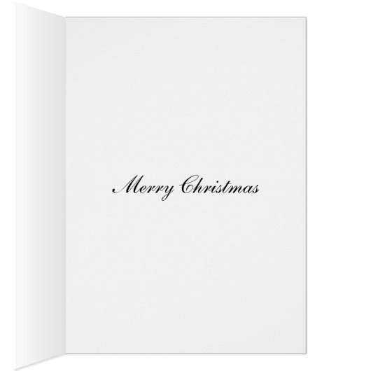 Robin Watercolour Christmas Card (Inside (Right))