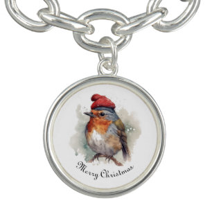 Robin Winter Delight, custom Bracelet