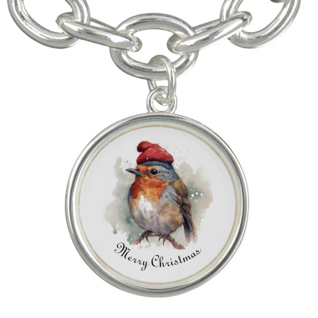 Robin Winter Delight, custom Bracelet (Design)