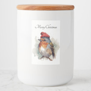 Robin Winter Delight, custom Food Label