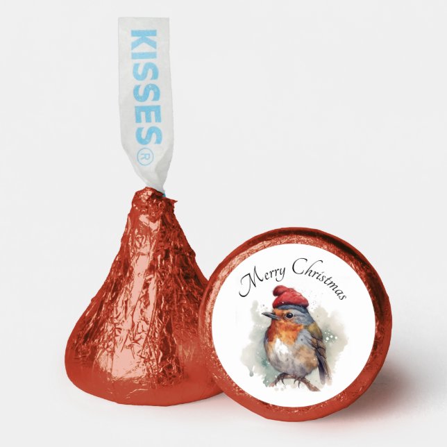 Robin Winter Delight, custom Hershey®'s Kisses® (Front)