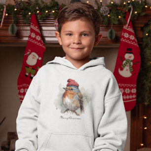 Robin Winter Delight, custom Hoodie