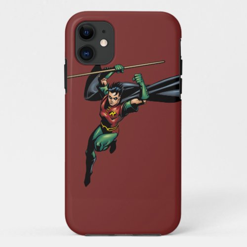 Robin with Staff _ Leaps iPhone 11 Case
