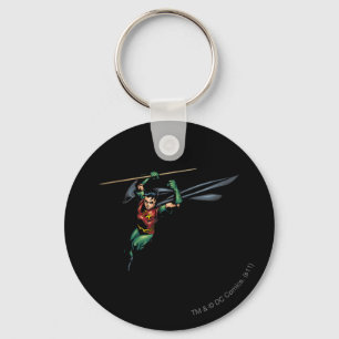 Robin with Staff - Leaps Keychain