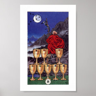 Robin Wood Tarot - 8 of Cups Poster