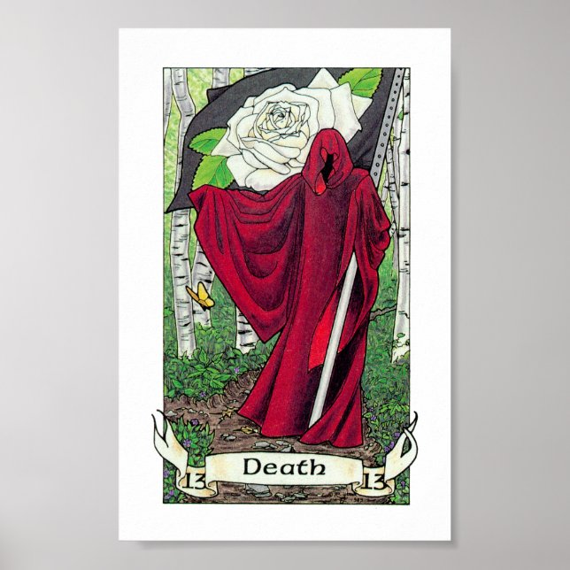 Robin Wood Tarot - Major 13 Death Poster (Front)