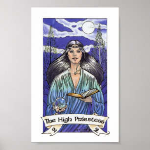 Robin Wood Tarot - Major 2 The High Priestess Poster