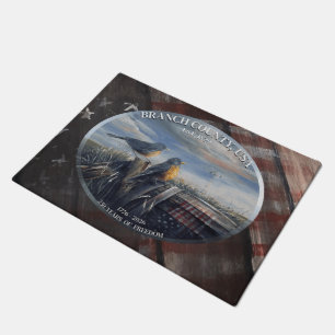 Robins 250 yr Branch Co mich Doormat