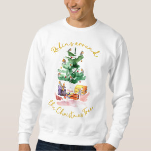 Robins Around the Christmas Tree Sweatshirt