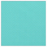 Robin's Egg Blue Teal Cyan Polka Dot Fabric
