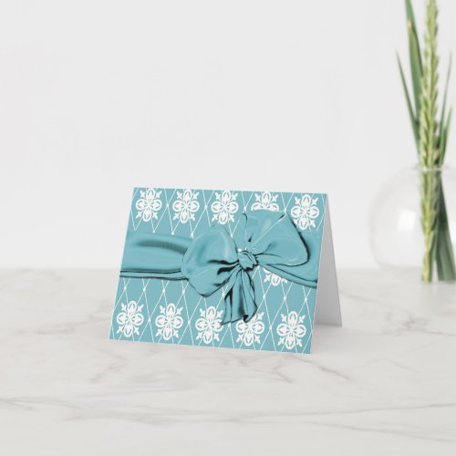 Robins Egg Blue Thank You Card