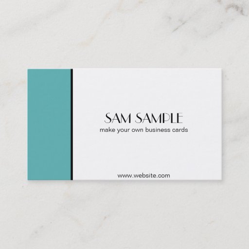 Customizable Robin's Egg Business Card