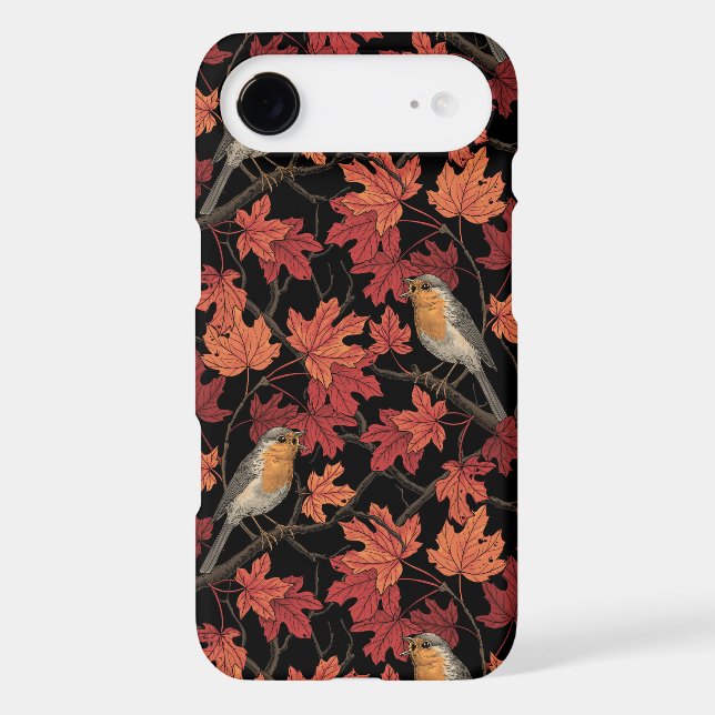 Robins in maple tree Case-Mate iPhone case (Back)