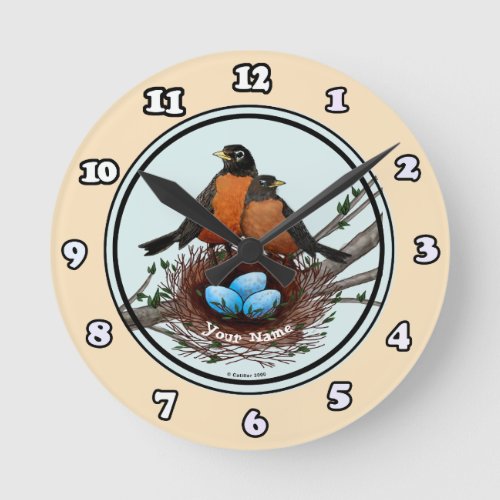 Robins Nest clock