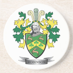 Robinson Coat of Arms Drink Coaster