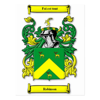 Robinson Coat Of Arms Postcards | Zazzle