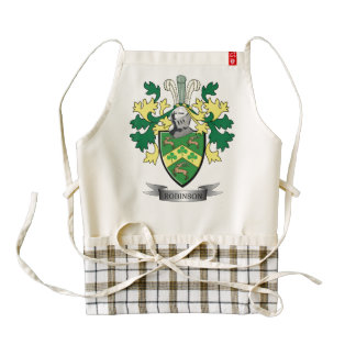 Robinson Coat of Arms Zazzle HEART Apron
