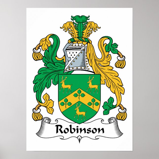 Robinson Family Crest Poster (Front)