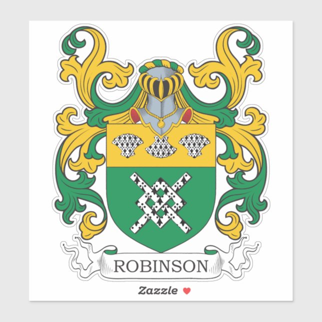 Robinson Family Crest Sticker (Sheet)