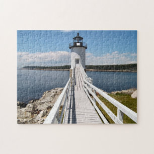 Robinson Point Lighthouse, Isle Au Haut, Maine Jigsaw Puzzle