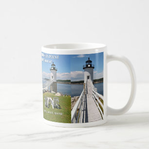 Robinson Point Lighthouse, Isle Au Haut, Maine Mug