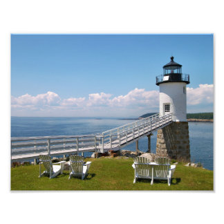 Robinson Point Lighthouse, Isle Au Haut, Maine Photo Print
