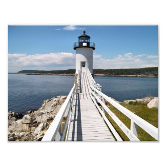 Robinson Point Lighthouse, Isle Au Haut, Maine Photo Print