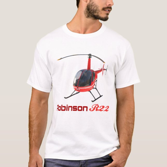 Robinson R22 Helicopter r22 T-Shirt (Front)