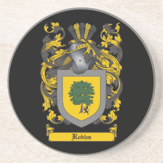 Robles Coat of Arms Coaster