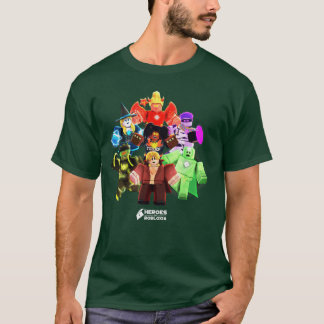 Roblo Halloween Heroes Black Classic Fit Crew Neck T-Shirt