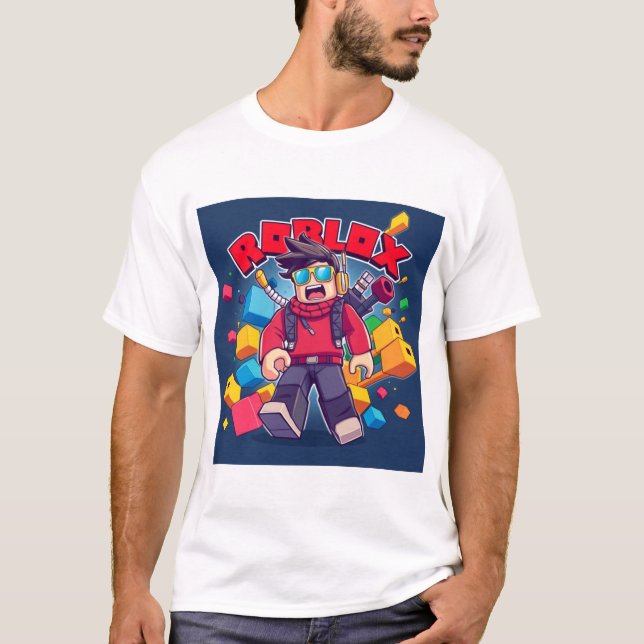 Roblox – Digital World Print T-Shirt (Front)