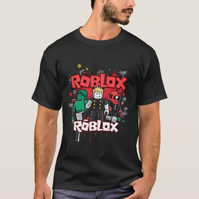 Roblox – Neon Block World T-Shirt (Front)
