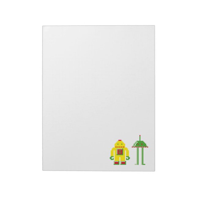 Robo & Bip Notepad (Rotated)