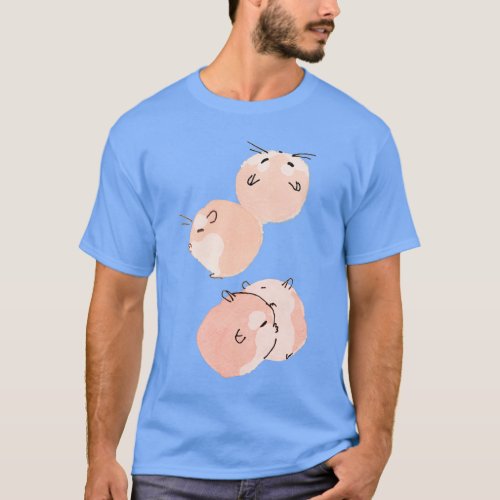 Robo Blobo  Cute Dwarf Hamsters  T_Shirt