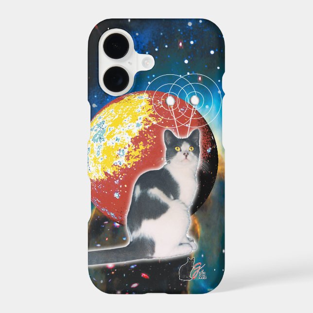 Robo Cat Hobo Case-Mate iPhone Case (Back)