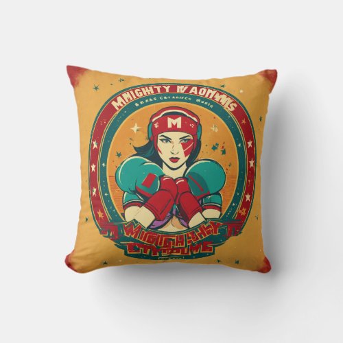 Robo Groove Where Tech Meets Humor Throw Pillow