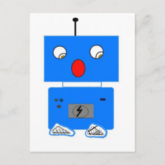 ROBO IN SHOCK POSTCARD