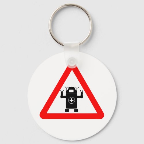 Robo Medic Sign Medical Care Keychain